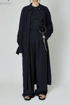 mame kurogouchi crew neck rib knit top MM22SS JS027 navy blue